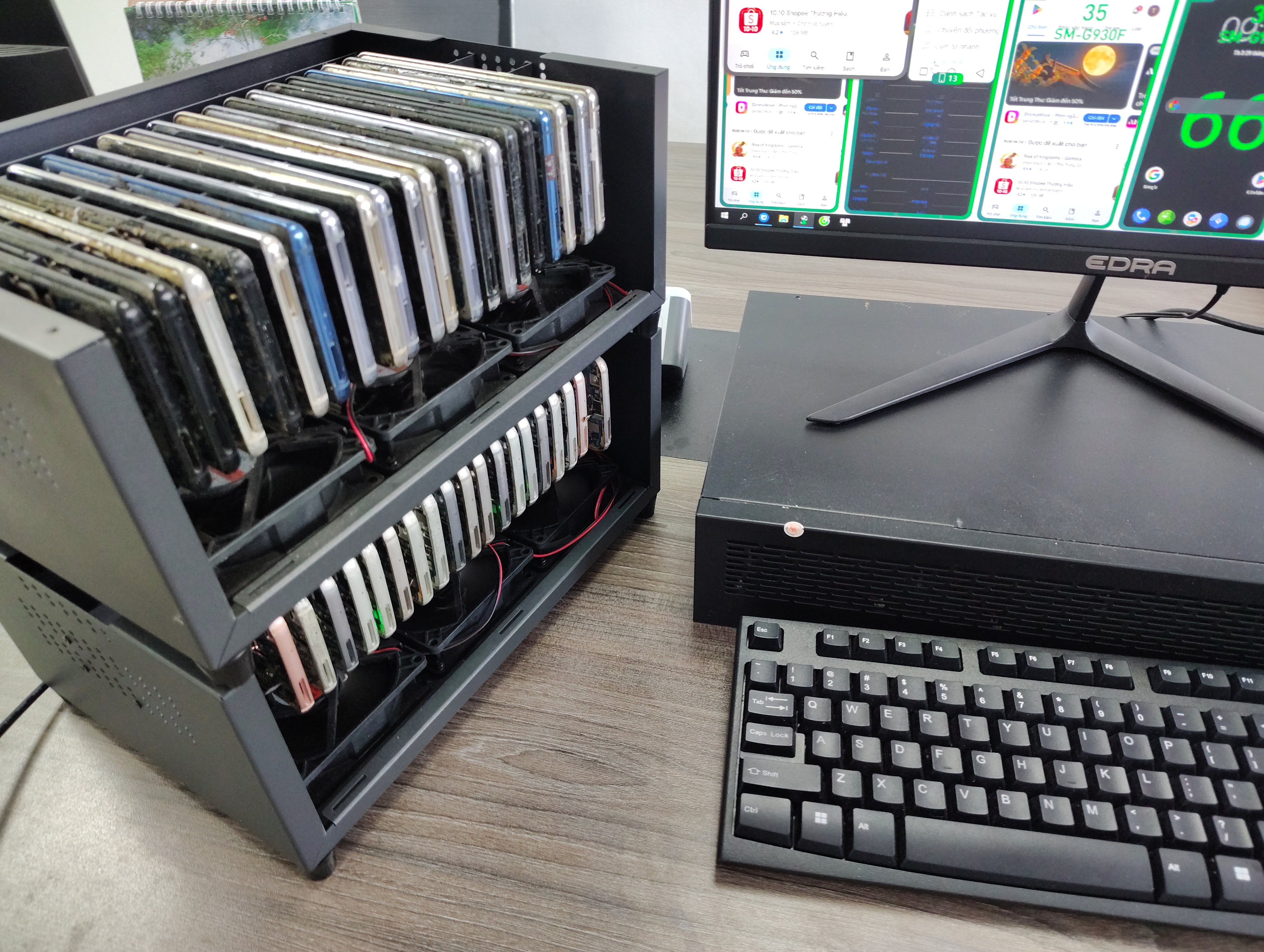 Lắp Đặt Box Phone Farm Tại Đường Nguyễn Văn Linh – Long Biên Hà Nội